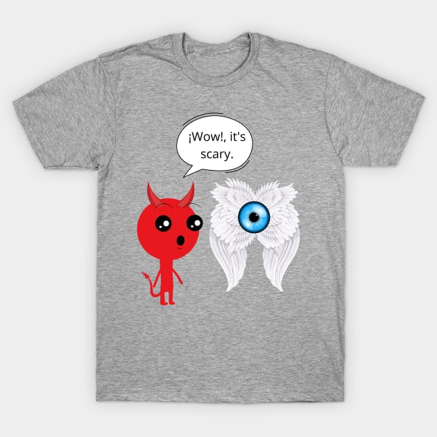 Devil and angel T-Shirt by Gerson's monsters